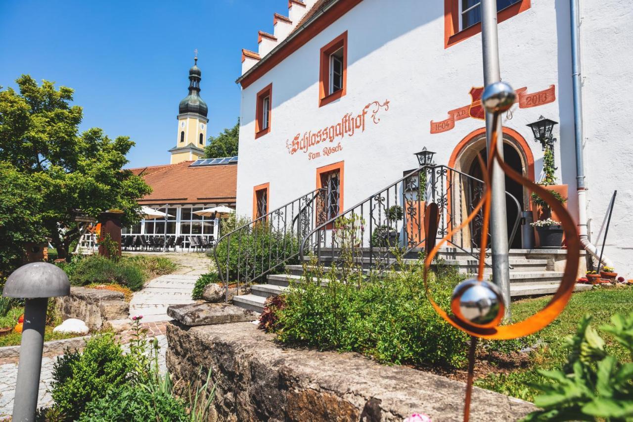 Schlossgasthof Rösch Blaibach Exterior foto